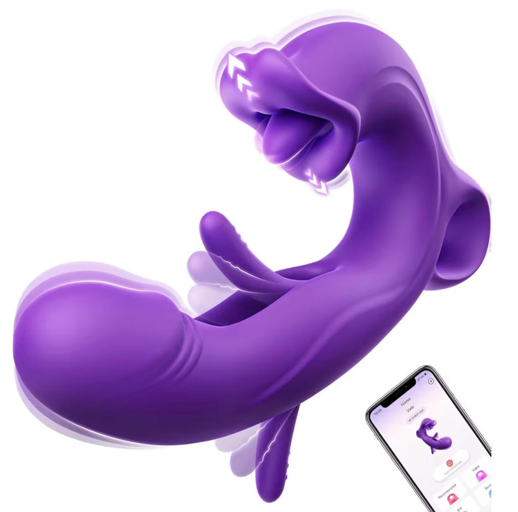 Vibrador clítoris com 7 modos consoladores