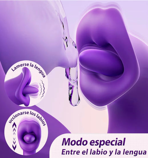 Vibrador clítoris com 7 modos consoladores
