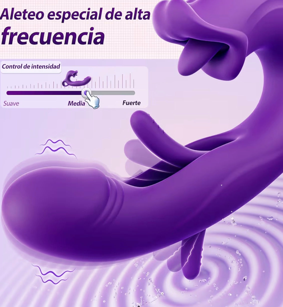 Vibrador clítoris com 7 modos consoladores
